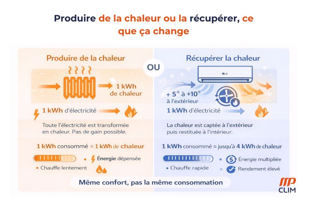 Economie chauffage clim orange